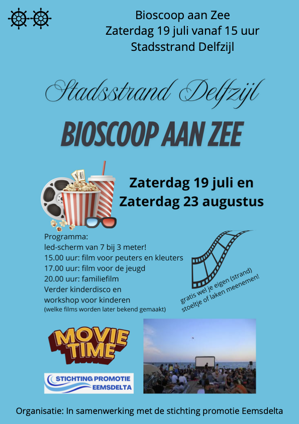 Bioscoop aan Ze 19 juli